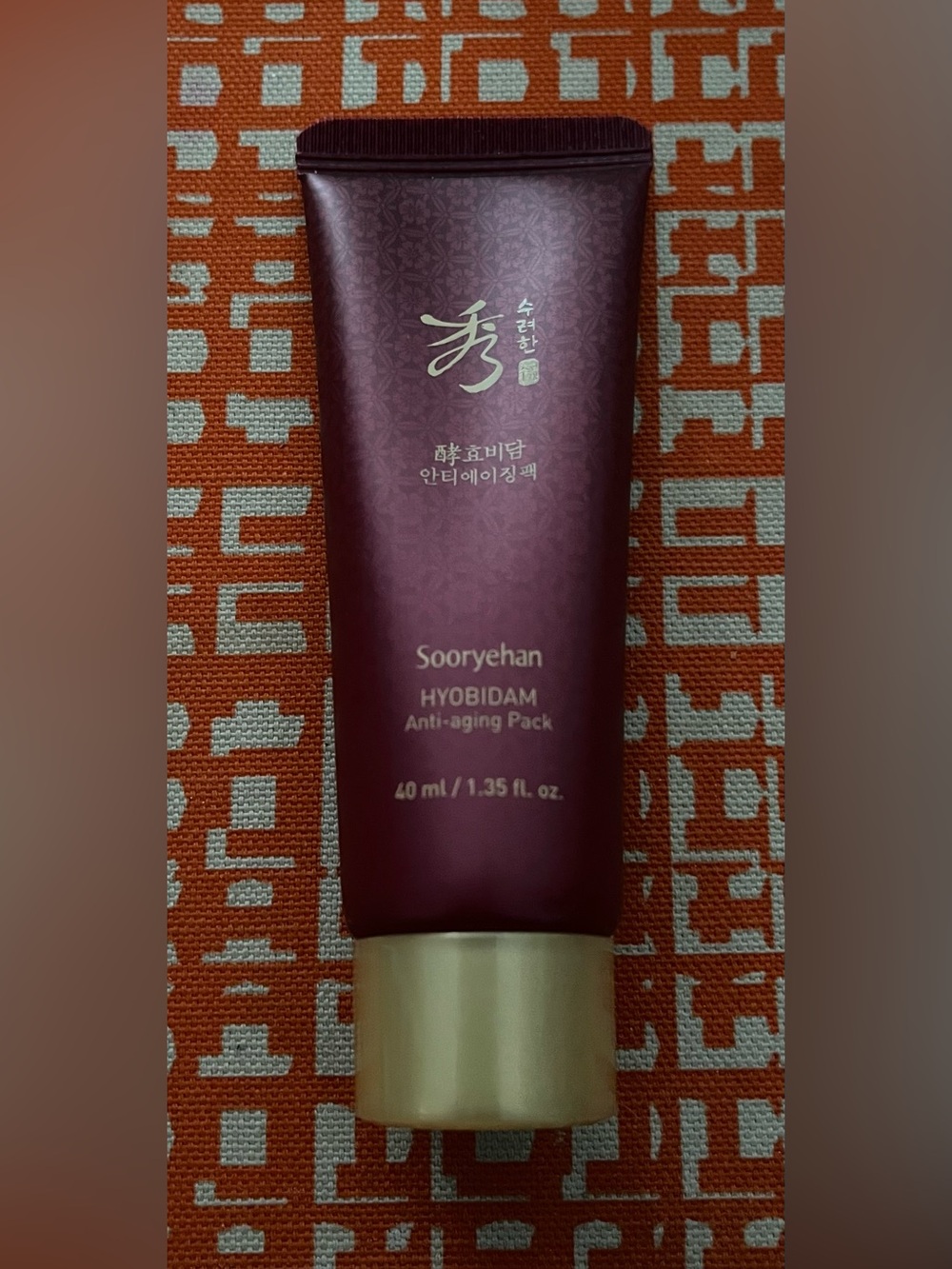 Sooryehan Hyobidam Anti-Aging Pack - Deep Burgundy